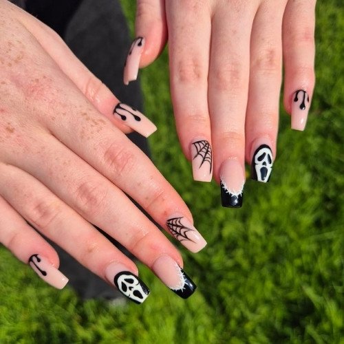 Screaming Shadows Nails