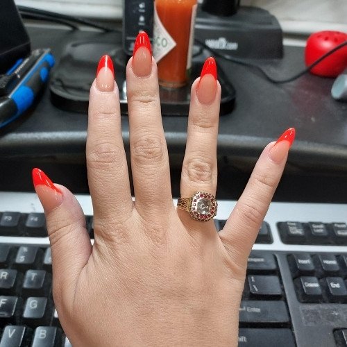 Bloody Flame Nails