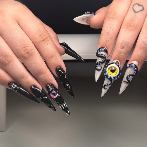 Eerie Eyeball Nails