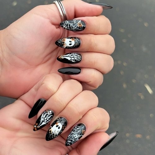 Spider Web Nails