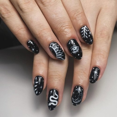 Mystic Night Nails