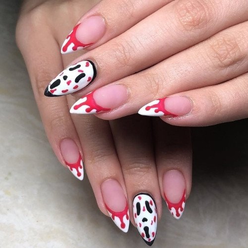 Bloody Drip Nails