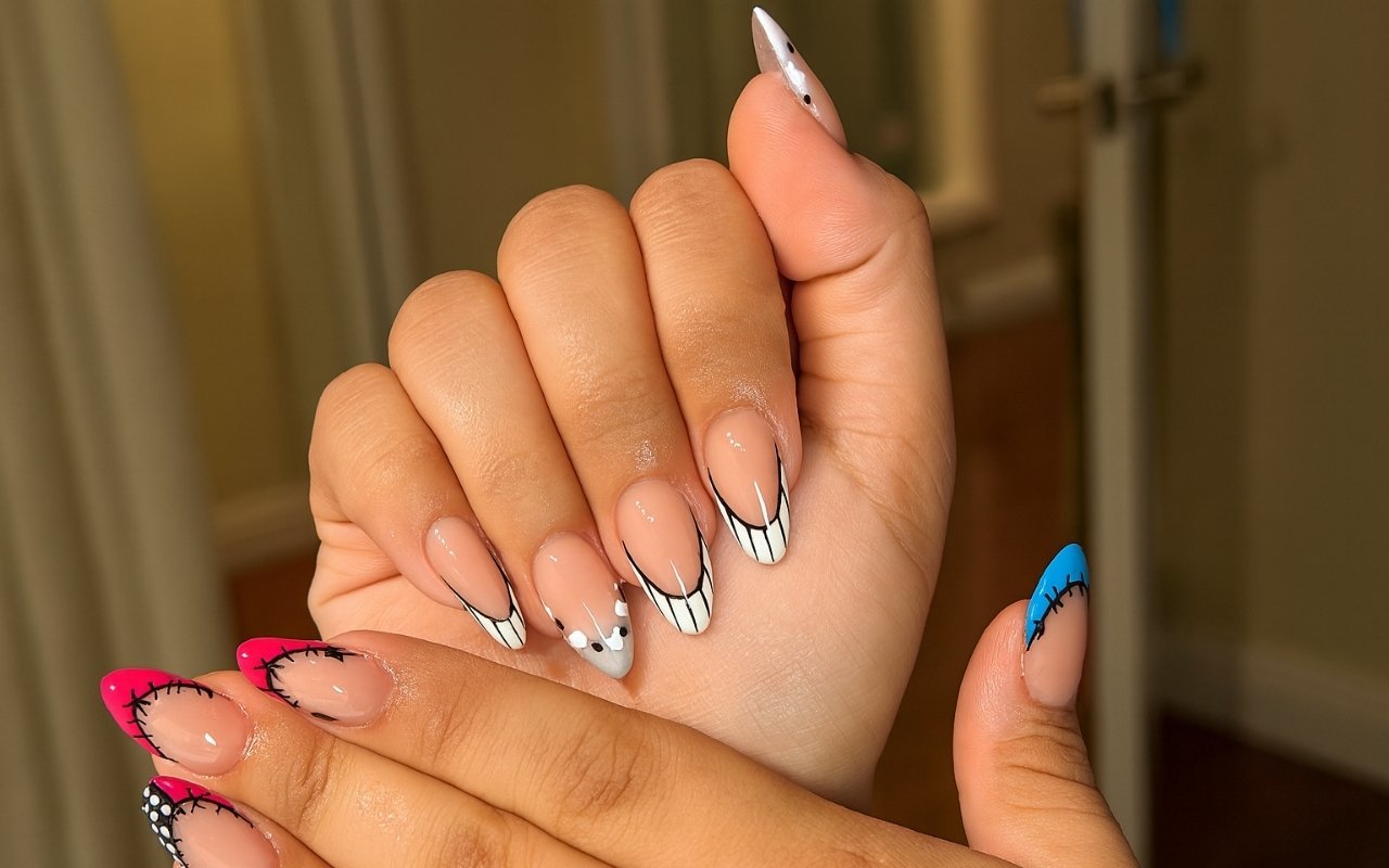 Halloween French Manicure Ideas