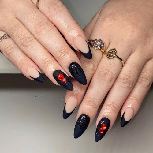 Matte Black Spider