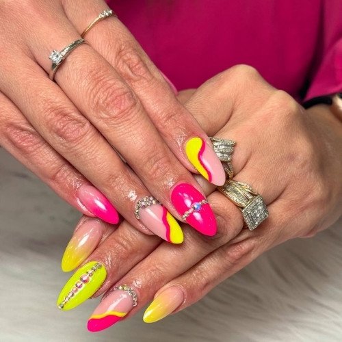 Neon Wave Gem