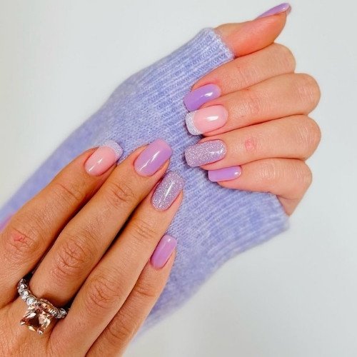 Glitter Mix Nails