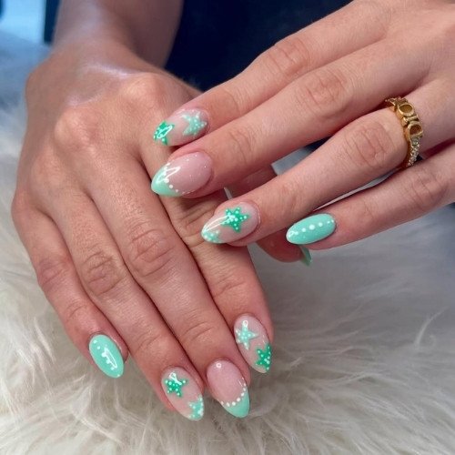 Playful Watermelon Pop Nails