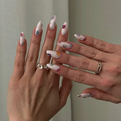 Crystal Sprinkle Nails