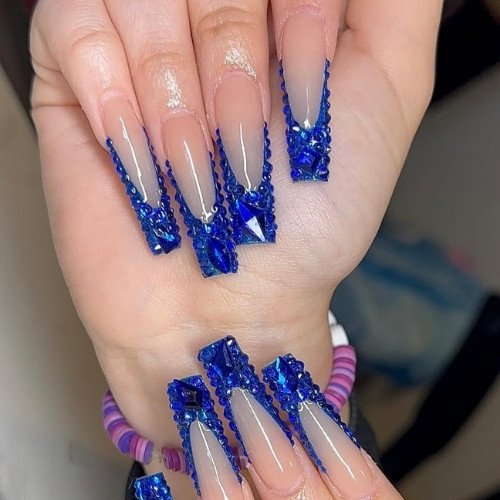 Royal Blue Crystal Tip