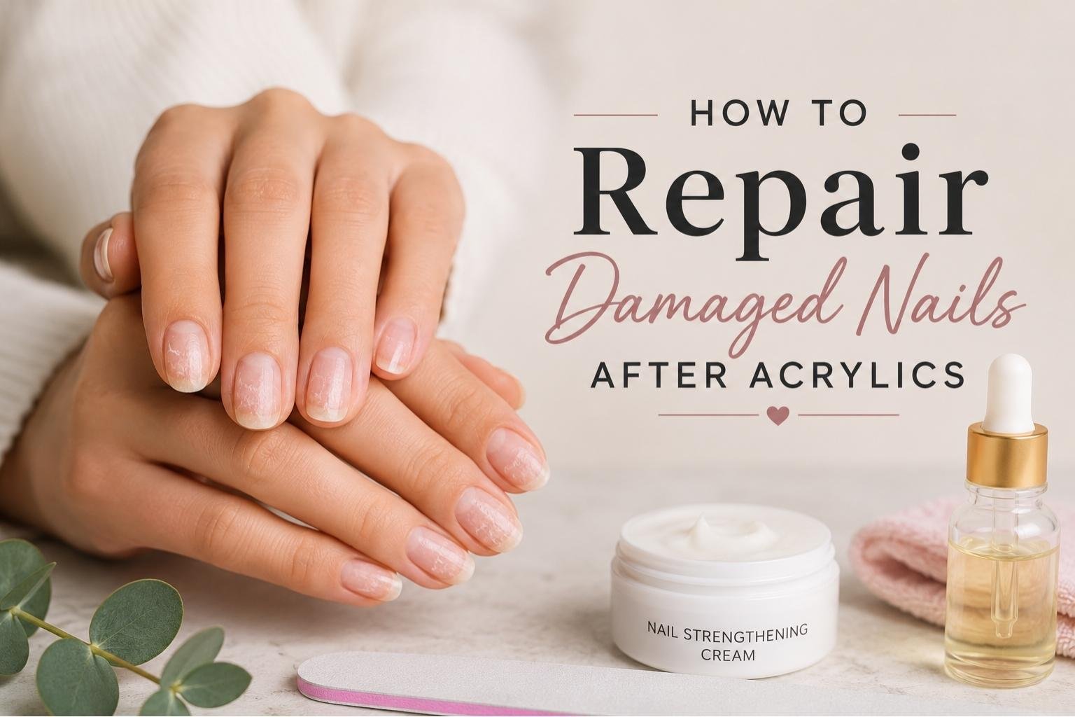 How to Repair Damaged Nails After Acrylics